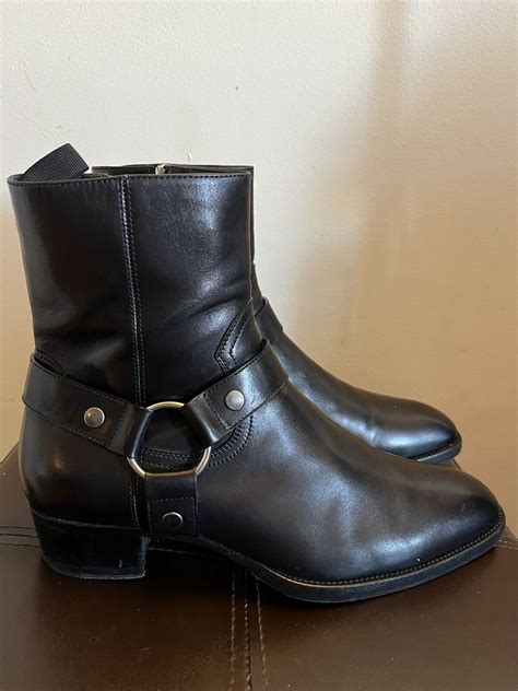 slp boots replica|Saint Laurent 40mm Wyatt Harness Boots .